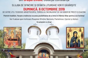 Biserica cu hramurile Adormirea Maicii Domnului si Sfanta Cuvioasa Parascheva va fi sfintita duminica