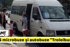 NEAMȚ: Atenţie! De mâine, fără microbuzele şi autobuzele „Troleibuzul” în Piatra-Neamţ şi alte localităţi