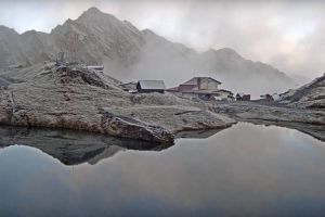 VIDEO – Prima zăpadă din această toamnă la Bâlea Lac