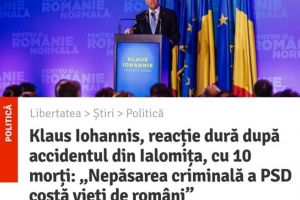In creierii lui Iohannis, 