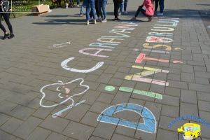 Caravana Dinţişorului, la Timişoara: jocuri pentru copii şi sfaturi despre cum să-şi cureţe corect dinţii