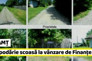 NEAMȚ: Gospodărie scoasă la vânzare de Finanţe (FOTO)