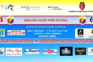 „Dăruim viaţă prin fotbal. Alături de de Maya şi Ingrid Costache”