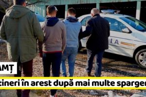 NEAMȚ: Doi tineri în arest după mai multe spargeri