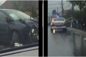 VIDEO. Accident pe drumul naţional 1C Baia Mare-Satu Mare