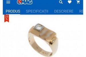Inel nazist cu iniţialele SS, scos la vânzare pe eMag. Compania a fost reclamată autorităţilor