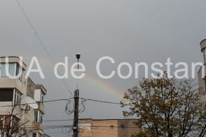 Curcubeu surprins pe cerul Constantei (galerie foto)