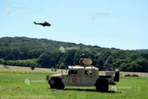Exerciţiu militar cu zboruri la joasă înălţime, la Sfântu Gheorghe