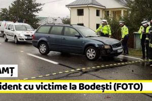 NEAMȚ: Accident cu victime la Bodeşti (FOTO)