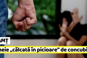 NEAMȚ: Femeie bătută crunt de concubin