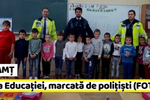 NEAMȚ: Ziua Mondială a Educaţiei, marcată de poliţişti (FOTO)
