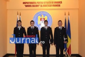 Forţe proaspete pentru ISU Vrancea. Patru tineri pompieri au depus jurământul