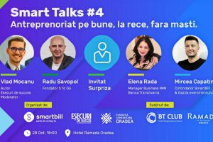 Mai mulţi antreprenori le vorbesc orădenilor la Smart Talks