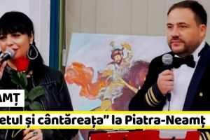 NEAMȚ: ”Poetul şi cântăreaţa” au umplut cupola Bibliotecii Judeţene (FOTO)
