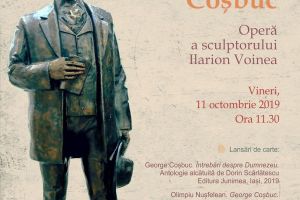 Biblioteca Judeţeană: Inaugurarea statuii Coşbuc