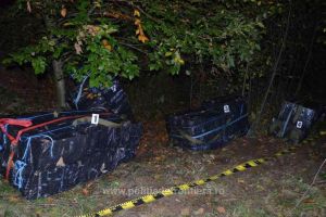 Aproape 12.000 de pachete de ţigări de contrabandă capturate în zona de munte