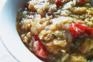 Bostănei stecliţi ( mâncare acrişoară de post)