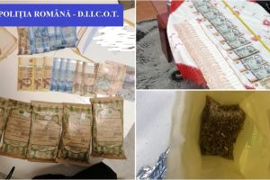 FOTOGALERIE. Traficanţi de droguri săltaţi de mascaţi în judeţul Satu Mare