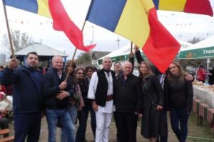 Primarul din Corbi, cu tricolorul peste Prut