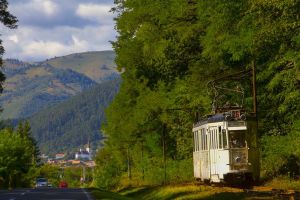 Lansare de carte în tramvai „… Transportul public electric în Sibiu şi în Romania”