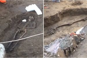EXCLUSIV VIDEO FOTO Descoperire şocantă la Balanţa în Sibiu – Peste 20 de cadavre îngropate
