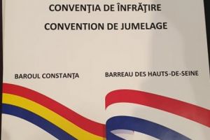 Baroul Constanta s-a infratit azi cu Baroul Hauts-de-Seine din Franta (galerie foto)