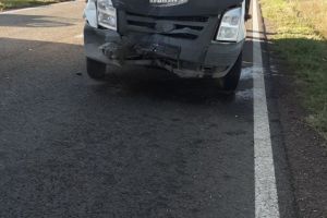 Tulcea: Pasagera ranita, in urma coliziunii dintre o autoutilitara si un autoturism 