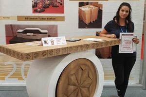 Premiul de debut ”Young designer”, pentru o piesă de mobilier sculptată de o elevă de ...