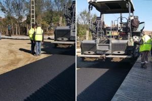 FOTO Lucrările de pe stada Podului din Șelimbăr, aproape de final