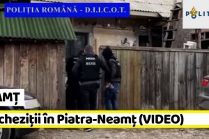 NEAMȚ: Percheziţii în Piatra-Neamţ într-un dosar de trafic de persoane (VIDEO)