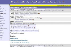 FOTO Mai mulţi oameni de afaceri din Botoşani au primit viruşi de pe mailurile Poliţiei