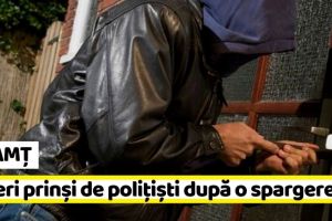 NEAMȚ: Tineri prinşi de poliţişti după ce au spart o locuinţă