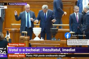 A căzut Guvernul Dăncilă! Moţiunea de cenzură a trecut cu 238 de voturi 