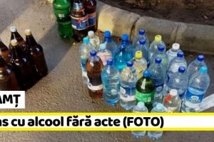 NEAMȚ: Nemţean prins cu peste 100 de litri de alcool, în vamă (FOTO)