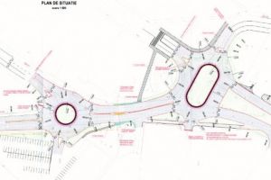 Atentie, soferi: Sensuri giratorii, amenajate de DRDP Constanta la intersectiile DN 2A cu DN 21, in Slobozia (document) 