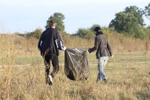 Acţiune de curăţenie la Dumbrăviţa, lângă Timişoara: „Haideţi să ne mobilizăm!”
