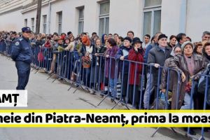 NEAMȚ: Pentru al 6-lea an consecutiv, o pietreancă este prima la moaştele Sfintei Parascheva