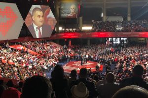 FOTO/VIDEO. Gabriel Leş, la lansarea candidaturii Vioricăi Dăncilă: Am încredere deplină în victoria PSD