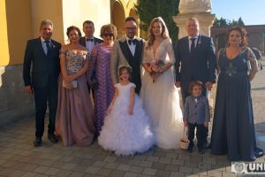 FOTO, VIDEO. Consilierul local şi vicepreşedinte PNL Alba Iulia, Alin Ignat s-a căsătorit religios cu aleasa inimii sale, Oana