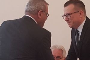 Delegaţie din Sighişoara, la Zamosc (Polonia)