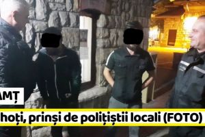 NEAMȚ: Doi hoţi, prinşi de poliţiştii locali din Piatra-Neamţ (FOTO)