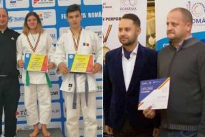FOTO. Aur şi argint la Concursul Naţional de Judo Ne Waza, pentru sportivii CS Unirea Alba Iulia