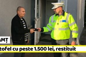 NEAMȚ: Un nemţean şi-a recuperat portofelul pierdut