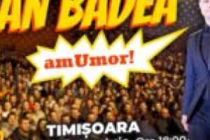 Toamnă cu stand-up comedy: Dan Badea, Bordea şi Micutzu vin la Timişoara!