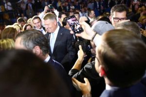 Iohannis şi-a lansat candidatura la Timişoara, alături de un Robu timorat şi un Orban stresat