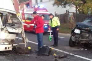 FOTO: Accident grav între Sighişoara şi Braşov