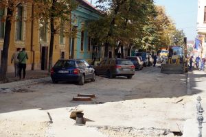 Strada Mihai Eminescu va fi redeschisă circulaţiei înainte de sfârşitul lunii octombrie