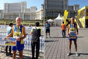 FOTO/ Atletul cugirean Vasile Hârjoc – campion la Maratonul Internaţional Bucureşti