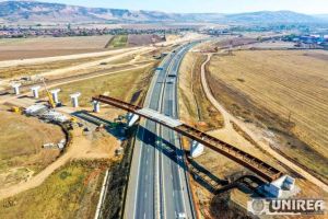 VIDEO. Cum arată nodul rutier Sebeş, după ce autostrada A10 a supratraversat A1 în două puncte