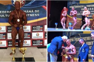 Culturistul de 69 de ani Vasile Serban, campionul absolut al categoriei masters la Cupa Federatiei (galerie foto)